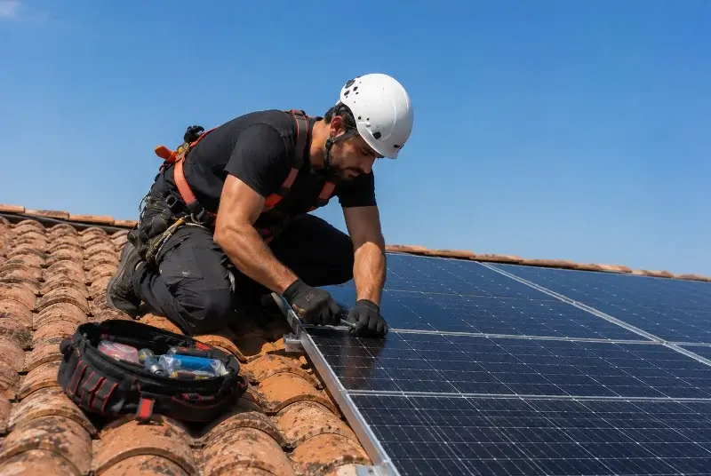 Maintenance et monitoring de panneaux solaires à Cuvat
