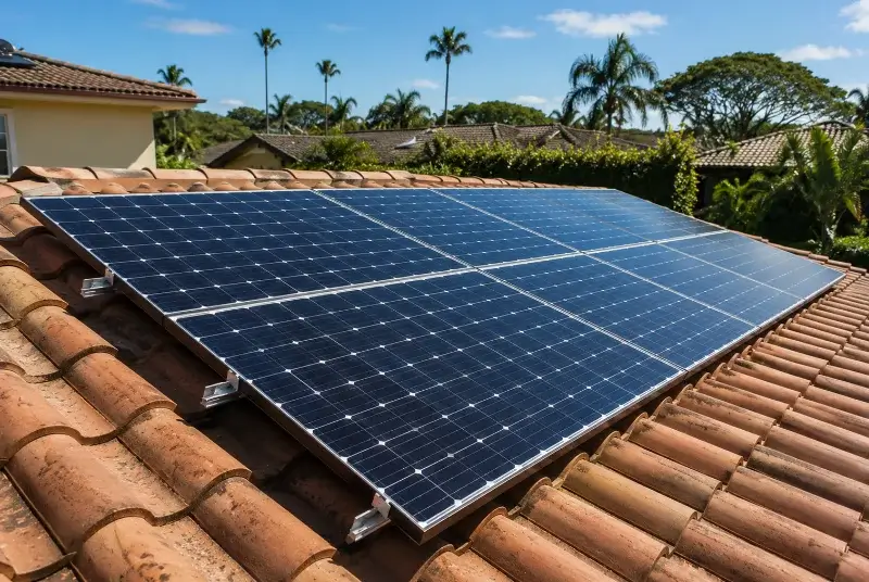 Installation de panneaux solaires à Cuvat